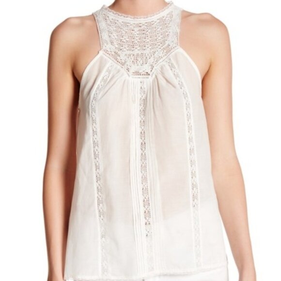 🤍 JOIE 'Seta' Lace Halter Top – Feminine & Breezy! 🤍 - Picture 1 of 8
